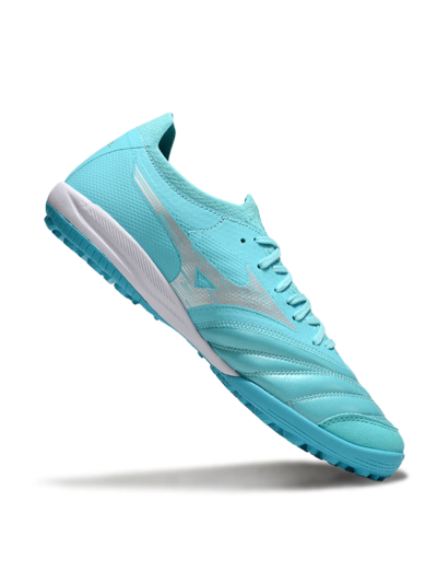 Men's Mizuno Morelia Neo Sala TF Football Shoes - Jade/Silver/White