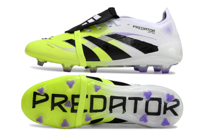 Unisex Adidas Predator Elite 25 Foldover Tongue FG Football Boots - Yellow/Black/White