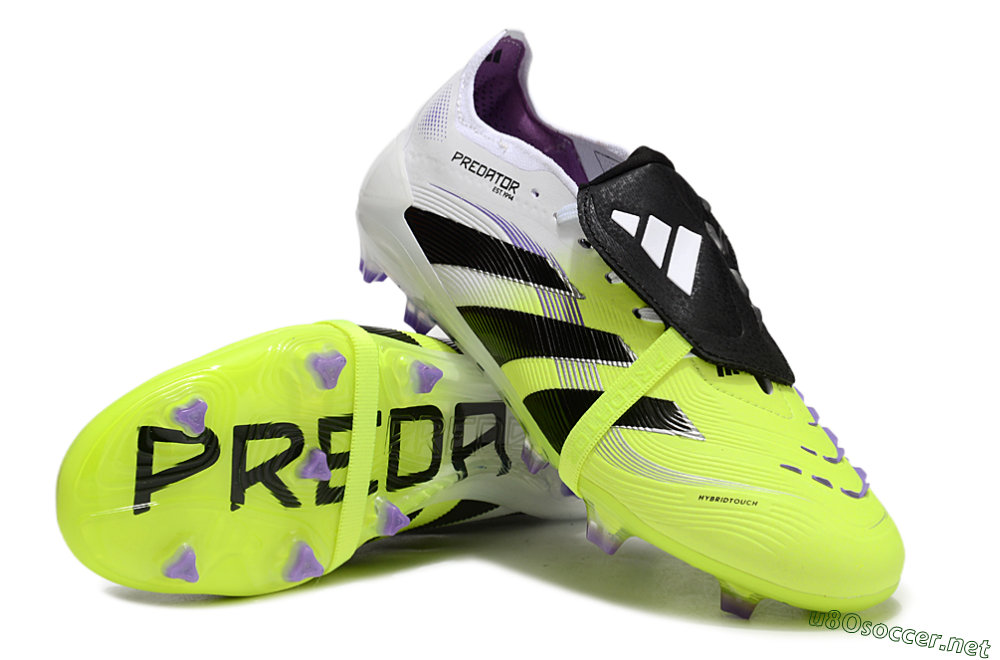 Unisex Adidas Predator Elite 25 Foldover Tongue FG Football Boots - Yellow/Black/White 3