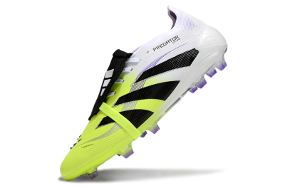 Unisex Adidas Predator Elite 25 Foldover Tongue FG Football Boots - Yellow/Black/White