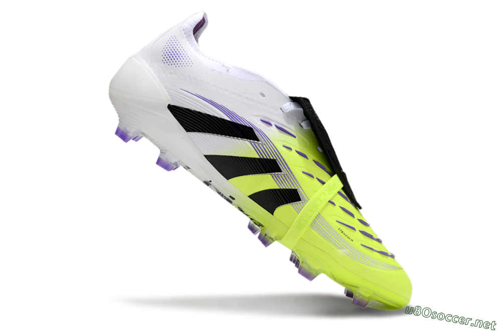 Unisex Adidas Predator Elite 25 Foldover Tongue FG Football Boots - Yellow/Black/White 4