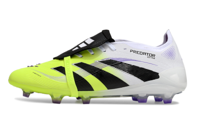 Unisex Adidas Predator Elite 25 Foldover Tongue FG Football Boots - Yellow/Black/White