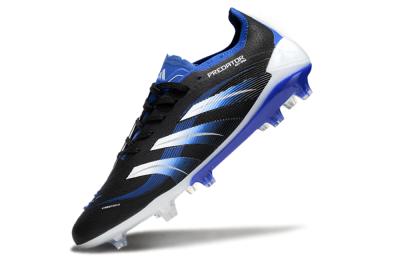 Unisex Adidas Predator Elite 25 FG Football Boots - Black/Blue/White