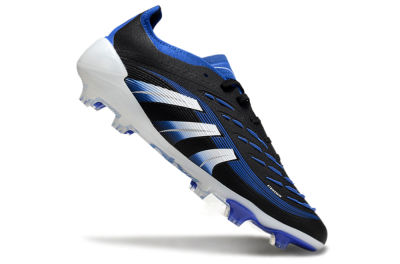 Unisex Adidas Predator Elite 25 FG Football Boots - Black/Blue/White
