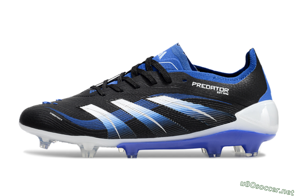 Unisex Adidas Predator Elite 25 FG Football Boots - Black/Blue/White 0