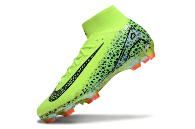 Unisex Nike Air Zoom Mercurial Superfly 10 Elite FG Football Boots - Yellow/Black/Leopard