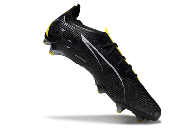 Men's Puma Ultra Ultimate FG Football Boots - Black/Yellow