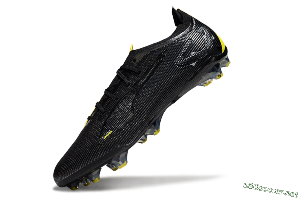 Men's Puma Ultra Ultimate FG Football Boots - Black/Yellow 4