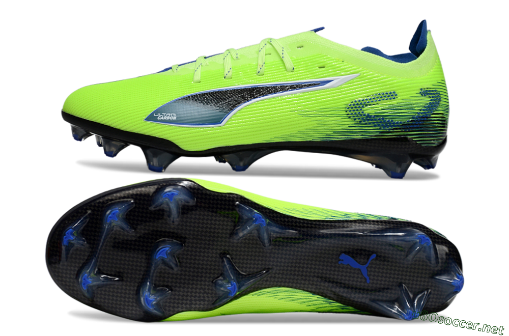 Men's Puma Ultra Ultimate FG Football Boots - Yellow/Blue/Black 1