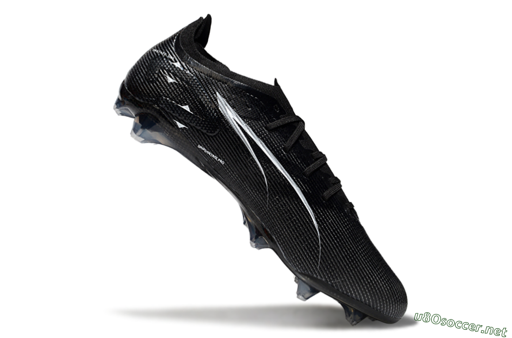 Men's Puma Ultra Ultimate FG Football Boots - Black/White/Blue 4