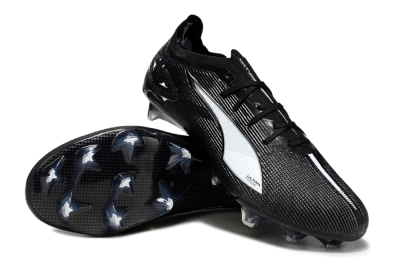 Men's Puma Ultra Ultimate FG Football Boots - Black/White/Blue