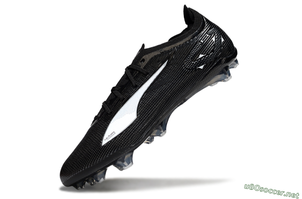 Men's Puma Ultra Ultimate FG Football Boots - Black/White/Blue 5