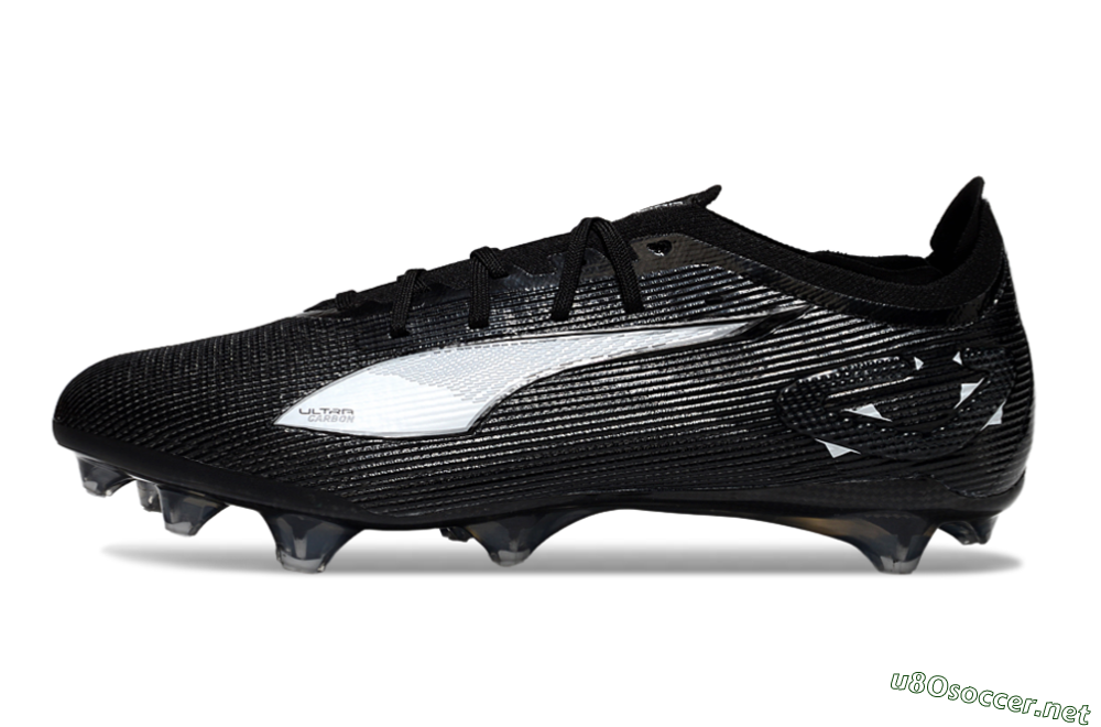 Men's Puma Ultra Ultimate FG Football Boots - Black/White/Blue 0