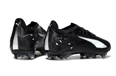 Men's Puma Ultra Ultimate FG Football Boots - Black/White/Blue
