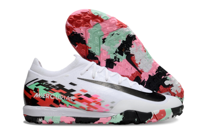 Unisex Nike Air Zoom Mercurial Vapor 16 Elite TF Football Shoes - White/Black/Red