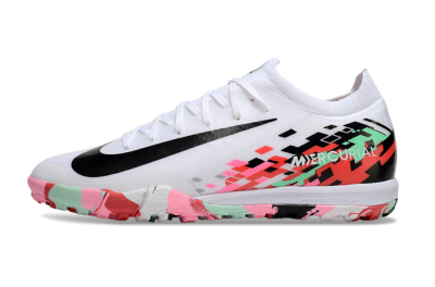 Unisex Nike Air Zoom Mercurial Vapor 16 Elite TF Football Shoes - White/Black/Red