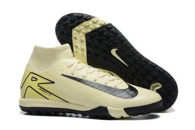 Unisex Nike Air Zoom Mercurial Superfly 10 Elite TF Football Shoes - Beige/Black