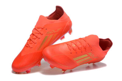 Men's Adidas F50 Elite FG Football Boots - Red/Gold