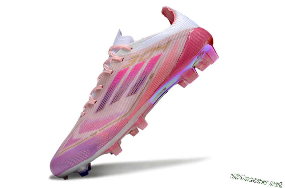 Unisex Adidas F50 Elite 304 FG Football Boots - Pink/Purple/Gold 6