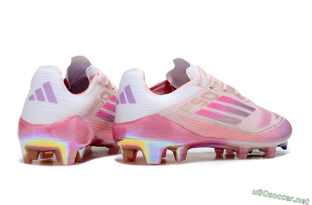 Unisex Adidas F50 Elite 304 FG Football Boots - Pink/Purple/Gold 7