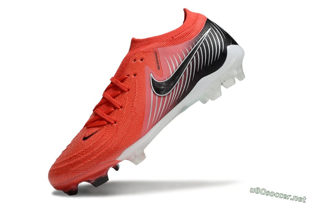 Men's Nike Phantom Luna Elite FG Football Boots - Red/Black/White 5