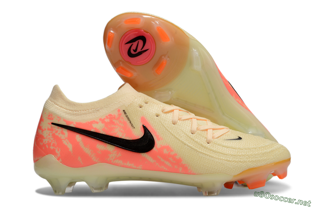 Men's Nike Phantom Luna Elite FG Football Boots - Yellow/Pink/Black 2