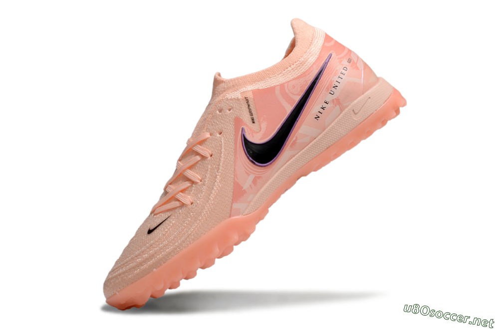 Men's Nike Phantom GX 2 Elite TF Football Shoes - Pink/Black/Purple 5