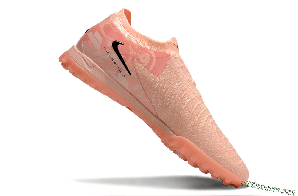 Men's Nike Phantom GX 2 Elite TF Football Shoes - Pink/Black/Purple 4