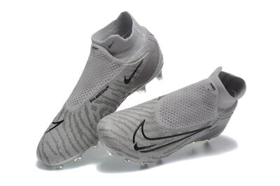 Men's Nike Phantom GX 2 Elite FG Football Boots - Grey/Black/Gold