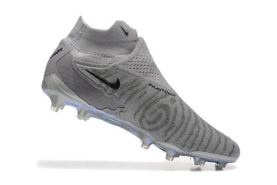 Men's Nike Phantom GX 2 Elite FG Football Boots - Grey/Black/Gold