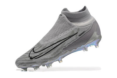 Men's Nike Phantom GX 2 Elite FG Football Boots - Grey/Black/Gold