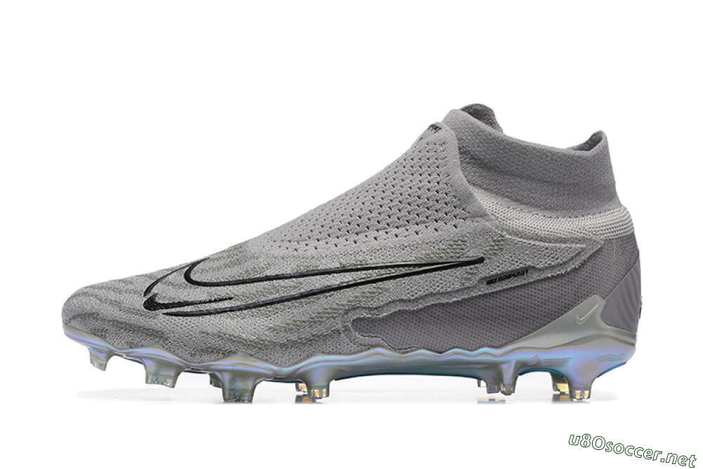 Men's Nike Phantom GX 2 Elite FG Football Boots - Grey/Black/Gold 0