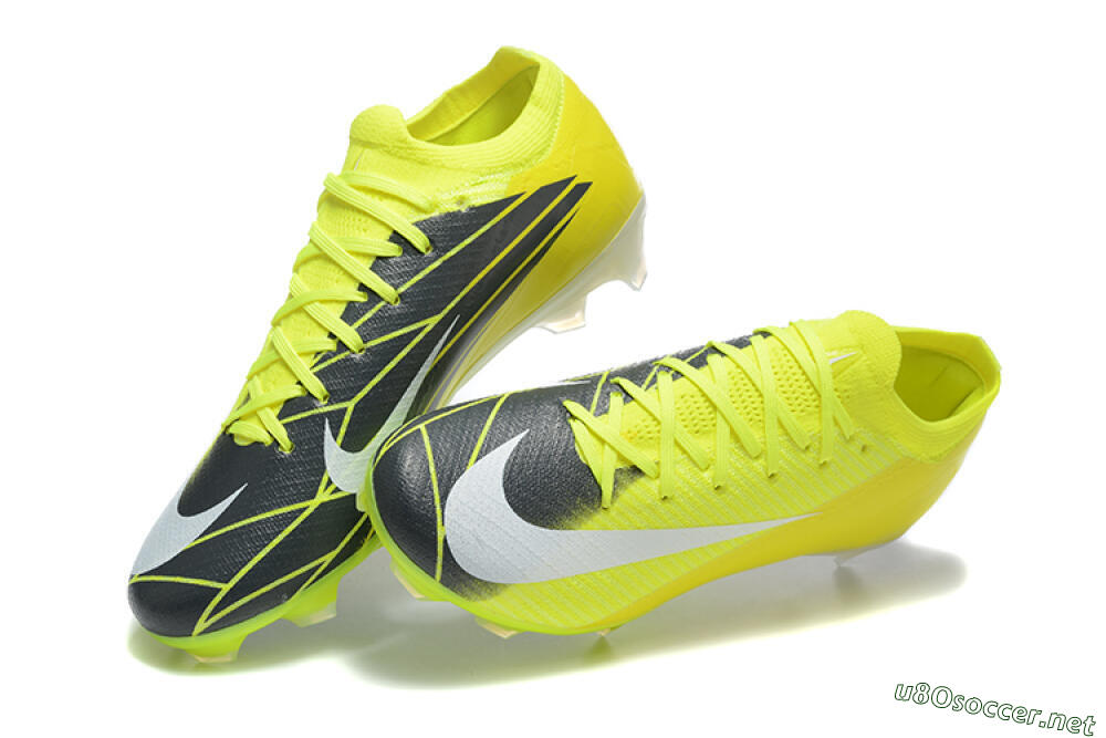 Men's Nike Air Zoom Mercurial Vapor 16 Elite FG Football Boots - Yellow/Black/White 6