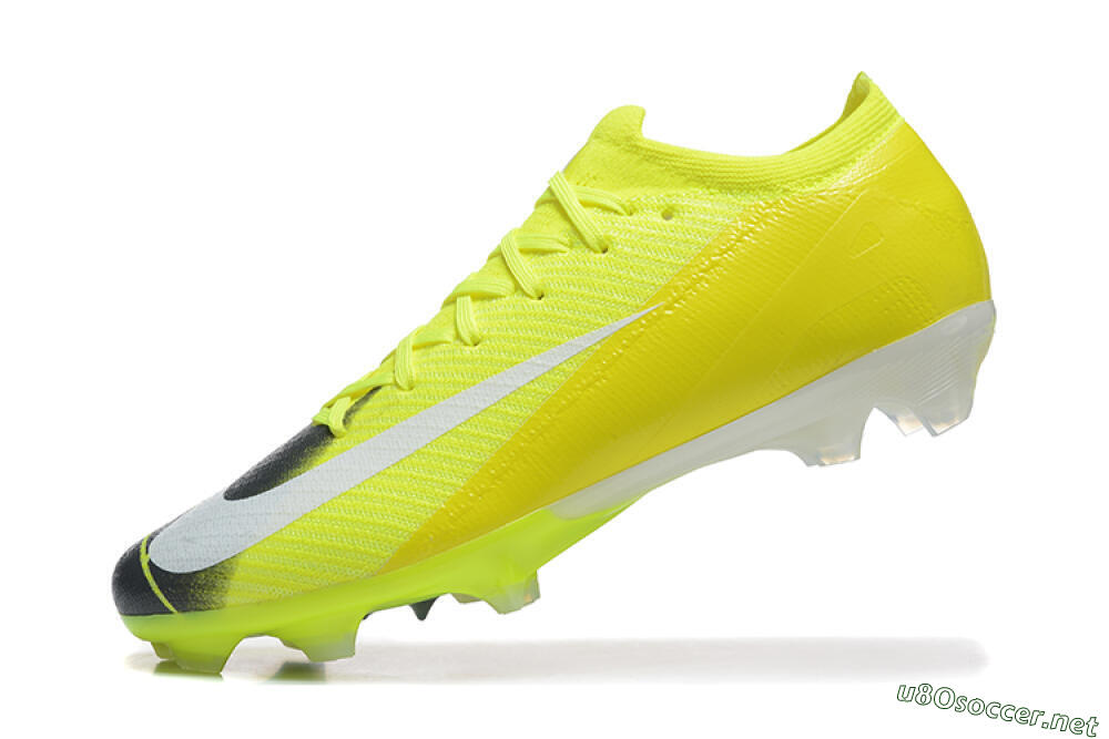 Men's Nike Air Zoom Mercurial Vapor 16 Elite FG Football Boots - Yellow/Black/White 8