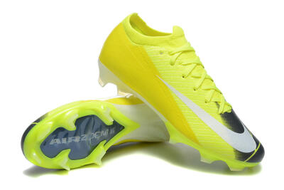 Men's Nike Air Zoom Mercurial Vapor 16 Elite FG Football Boots - Yellow/Black/White
