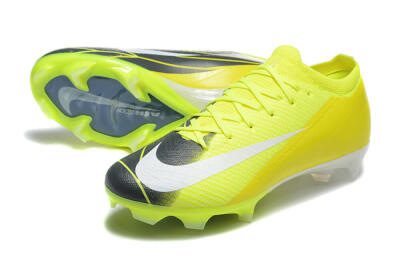 Men's Nike Air Zoom Mercurial Vapor 16 Elite FG Football Boots - Yellow/Black/White