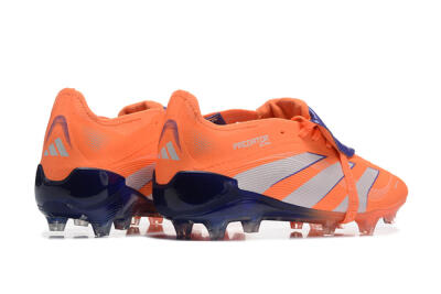 Men's Adidas Predator Elite 25 Foldover Tongue FG Football Boots - Orange/Purple/Blue