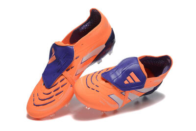 Men's Adidas Predator Elite 25 Foldover Tongue FG Football Boots - Orange/Purple/Blue