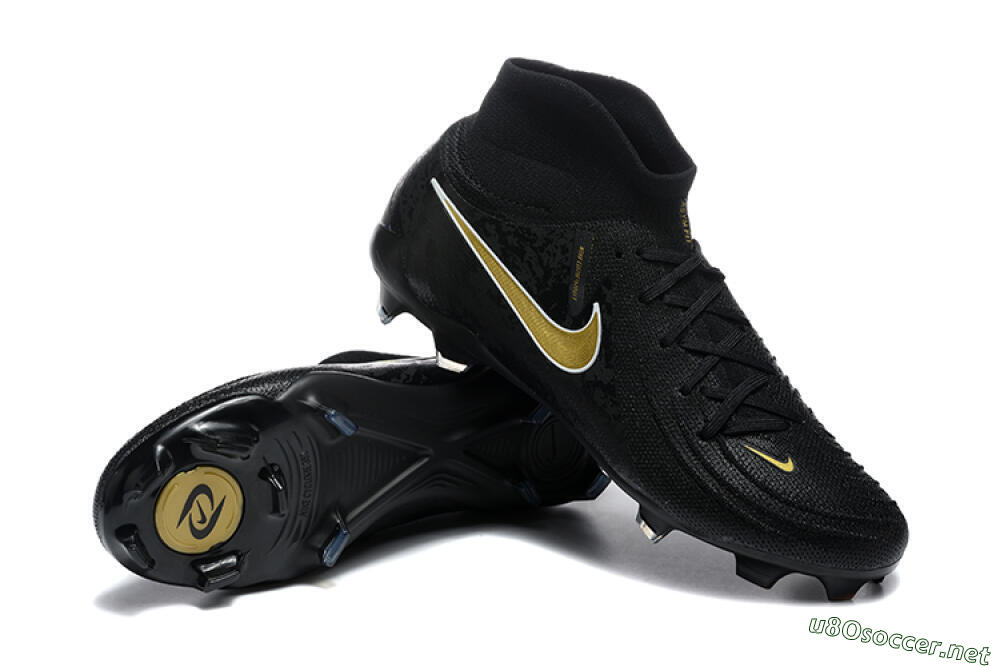 Men's Nike Phantom Luna Elite FG Football Boots - Black/Gold 4