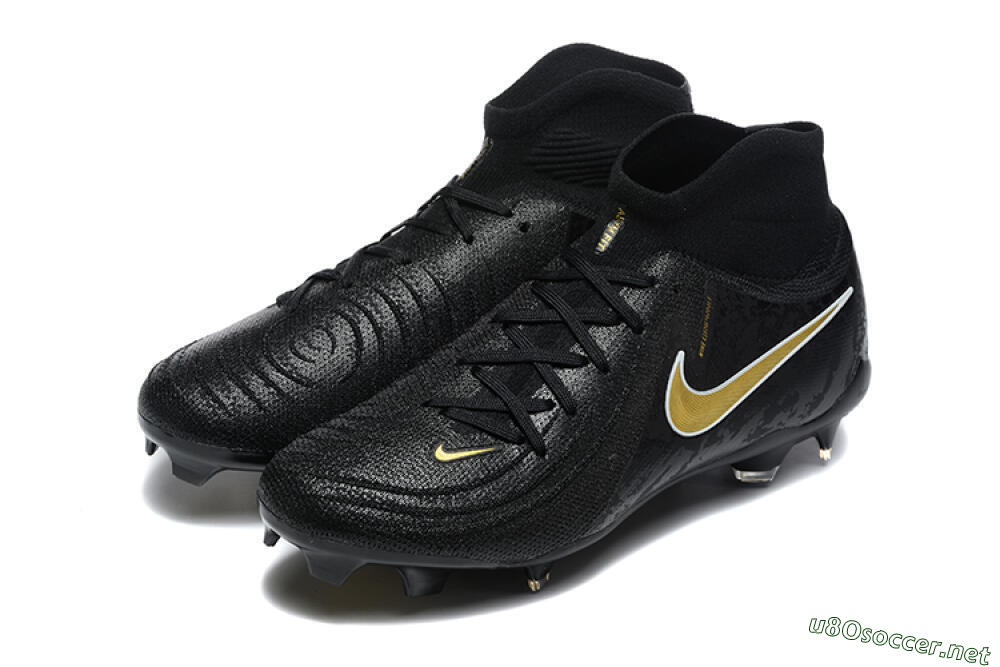 Men's Nike Phantom Luna Elite FG Football Boots - Black/Gold 5