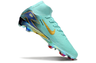 Men's Nike Air Zoom Mercurial Superfly 10 Elite FG Football Boots - Jade/Gold/Blue