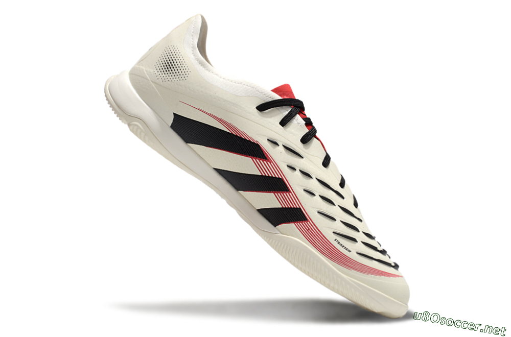 Men's Adidas Predator 25 Elite IC Football Shoes - Beige/Black/Red 4