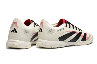 Men's Adidas Predator 25 Elite IC Football Shoes - Beige/Black/Red