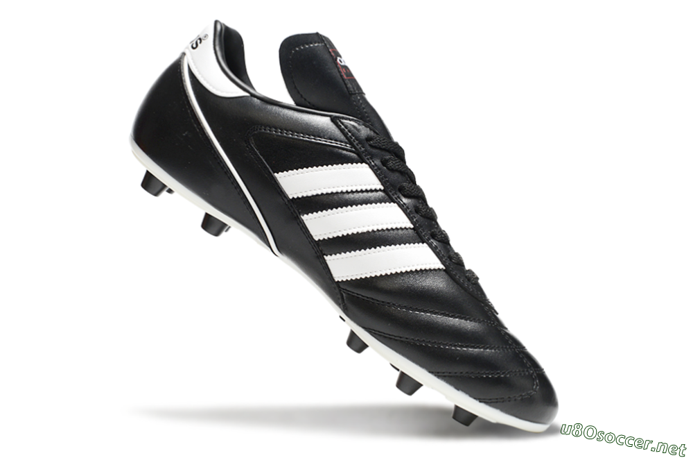 Men's Adidas Kaiser 5 FG Football Boots - Black/White 4
