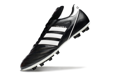 Men's Adidas Kaiser 5 FG Football Boots - Black/White