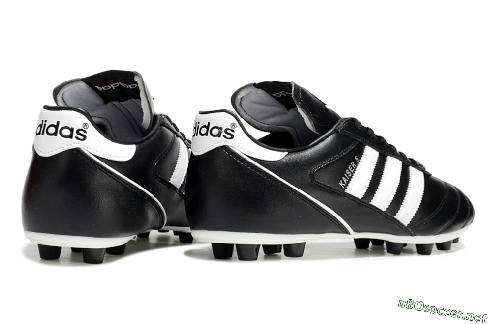 Men's Adidas Kaiser 5 FG Football Boots - Black/White 6