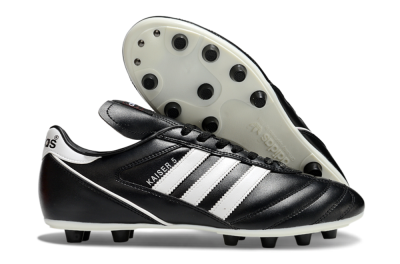 Men's Adidas Kaiser 5 FG Football Boots - Black/White