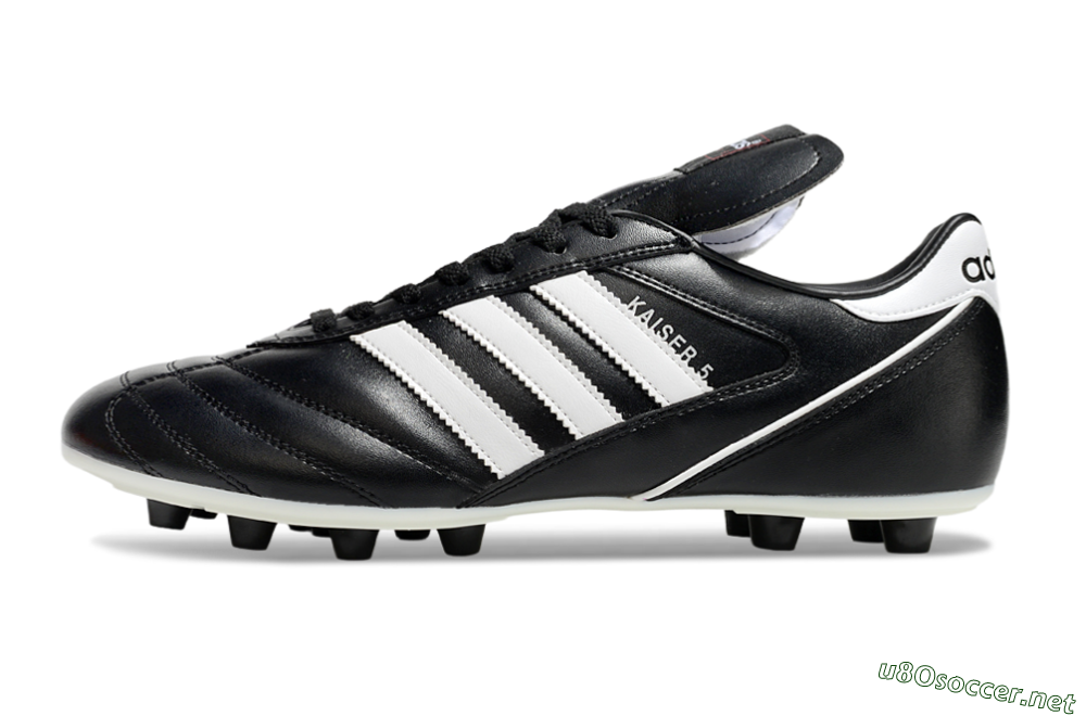 Men's Adidas Kaiser 5 FG Football Boots - Black/White 0