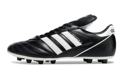 Men's Adidas Kaiser 5 FG Football Boots - Black/White