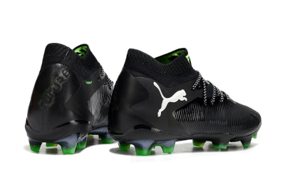 Men's Puma Future 8 Ultimate FG Football Boots - Black/White/Yellow